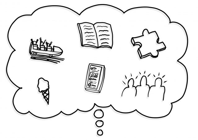 Affect is used to evaluate between options