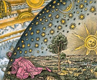 منبع: Flammarion Engraving، هنرمند ناشناخته/حوزه عمومی