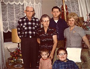 People often are nostalgic for childhood memories with family