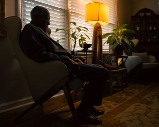 Mr. JT Johnson, 88, reflecting on his public fight for civil rights and his private battle with dyslexia.