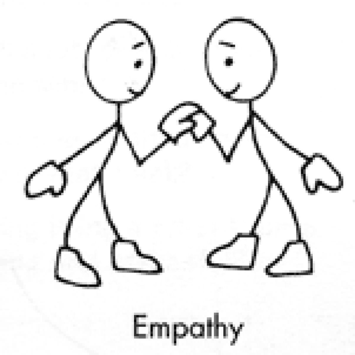 empathy clipart black and white