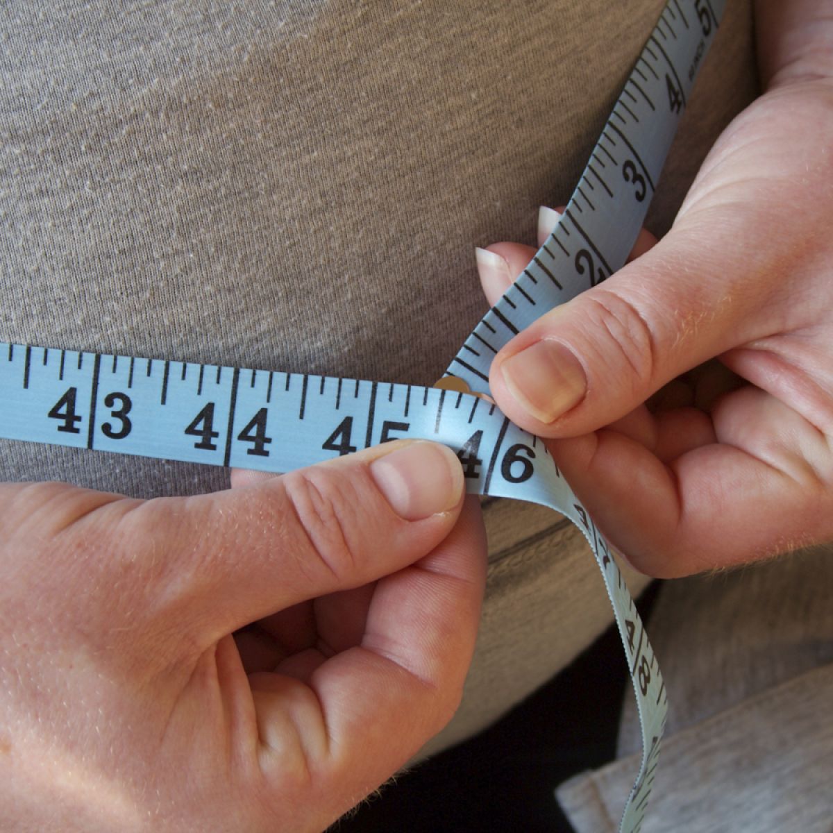 Average American waistline increased by more than an inch over the