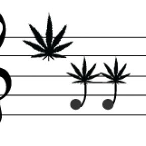 marijuana musical notes