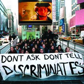 "Don't ask, don't tell": Systematic discrimination now ended