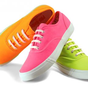 neon-colored Keds sneakers