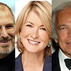 Steve Jobs, Martha Stewart, Ralph Lauren photo