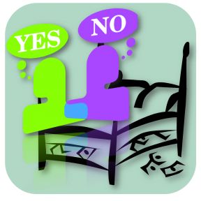 Yes means yes and no means no is important in the bedroom.