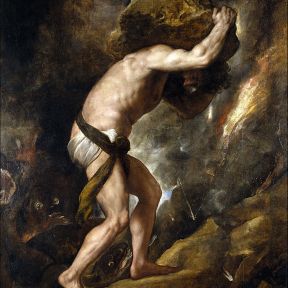 Titian's "Sisyphus."