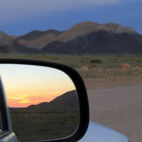 Sunset in the Rearview Mirror