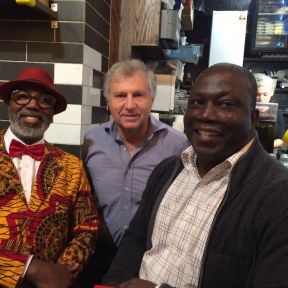 Fig 1: Left to right: Dr Francis, Prof Robert Schweitzer, and Dr Francis Acquah, who will be providing input into project.
