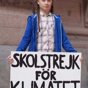 Greta Thunberg in Stockholm (2018)