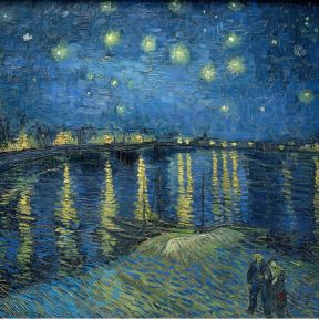 Starry Night Over the Rhône (1888)