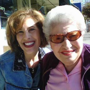 The author and her mother in 2007