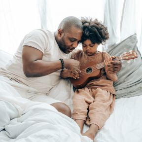 Conjoint parent-child music lessons can be a recipe for success. 