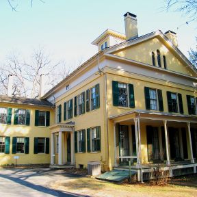 The Homestead, where Dickinson lived for all but 15 years of her life, is now known as the Emily Dickinson Museum, 2008.
