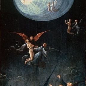 Ascent of the Blessed by Hieronymus Bosch is associated by some NDE researchers with aspects of the NDE                         
