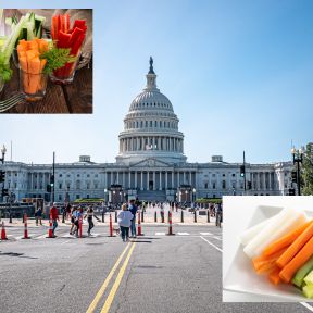 Did the road to the U.S. Senate run through . . . hors d'oeuvres?