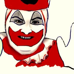 John Wayne Gacy in clown suit