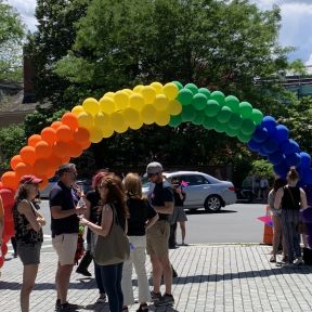 A scene at North Shore Pride 2019, in Salem, Mass.