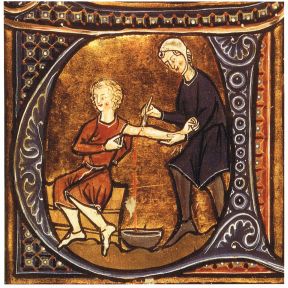 •	Maggie Black: A representation from the middle ages of the outdated medical practice of bloodletting