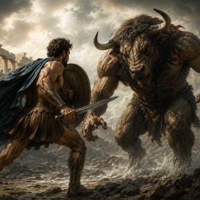 Difficulties and traumas, like mythical monsters, may threaten to overwhelm us.