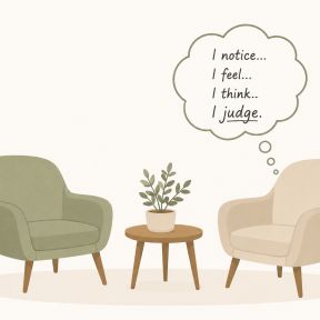 Mizock states that therapy is a nonjudgmental space to be judgmental.