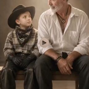 AI generated: The author at six— and now, sitting down beside him.
