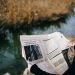 Reading the paper while the brook flows by