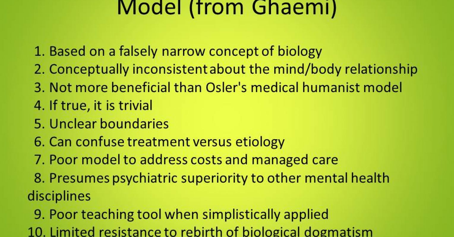 Biopsychosocial Model Of Mental Illness Diagnosis