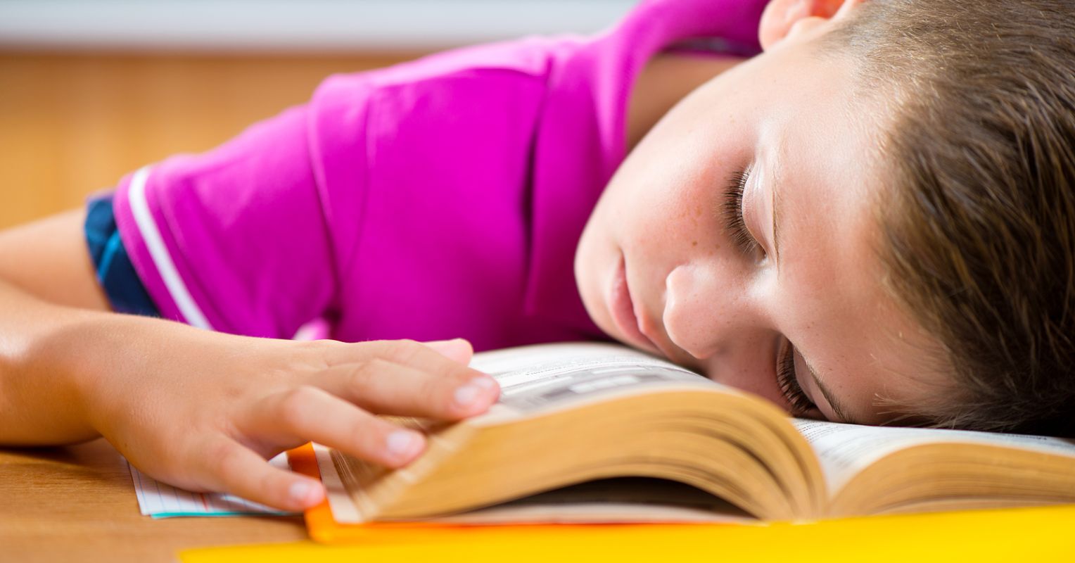 bigstock Tired Schoolboy Sleeping On Bo 78069200%20%282%29