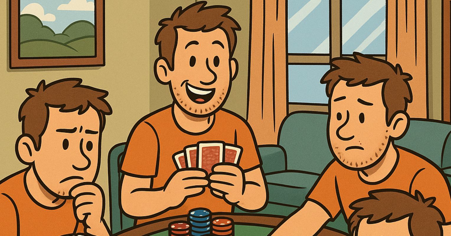 The Poker Game of Life