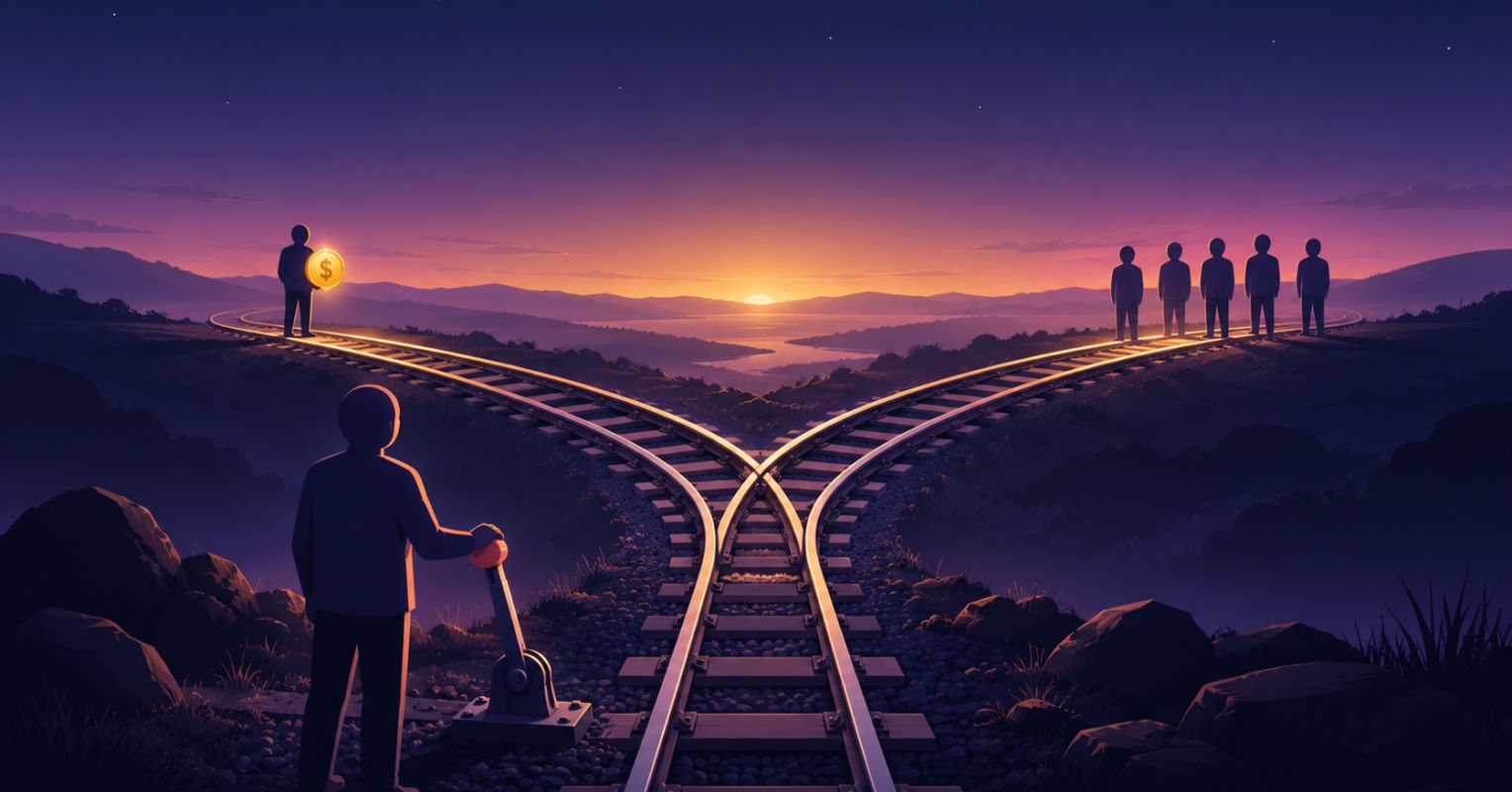 The Trolley Problem, but With Real Money
