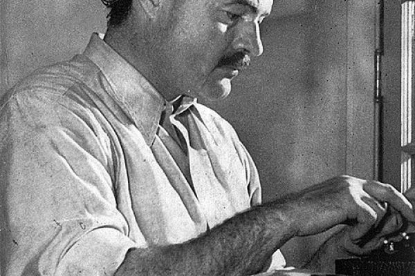 Ernest Hemingway by Lloyd Arnold 1939