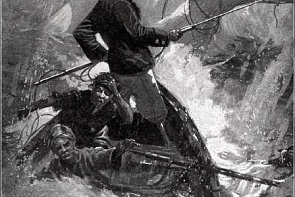 Captain Ahab's efforts to purge evil from the universe ironically destroys his ship and crew.