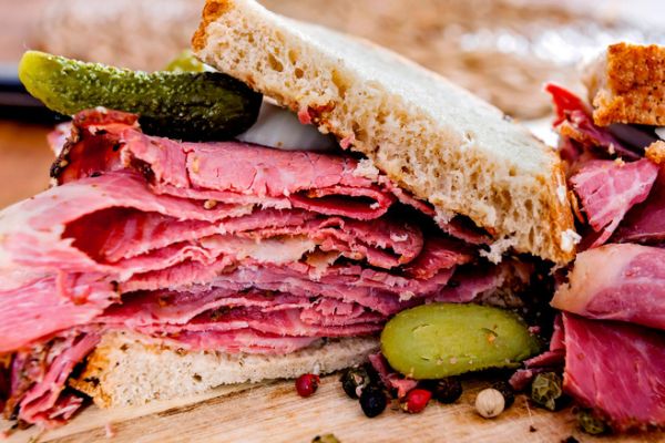 The Origins Of NYC's Famous Pastrami Sandwich