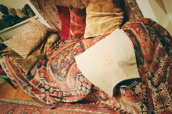 Freud's psychoanalytic couch.
