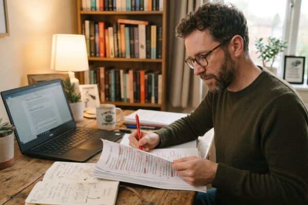 The most important draft you'll ever revise isn't a manuscript—it's the story you tell yourself.