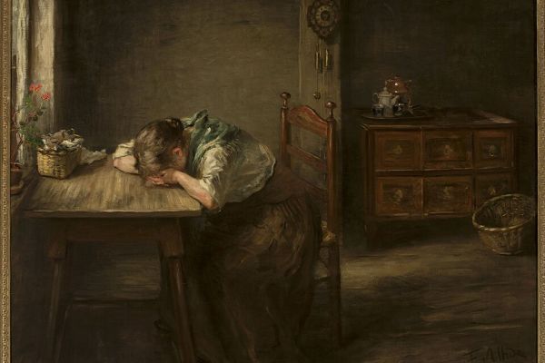 "Abandoned," Fritz von Uhde