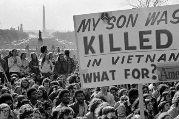 Anti-Vietnam War rally on the National Mall, Washington, DC, 1971