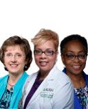 Christie Lawrence DNP, APRN, Judy Friedrichs DNP, RN, CPLC, and Reverend Christy Howard-Steele APC BCC