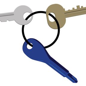 Blue Screwdriver Key